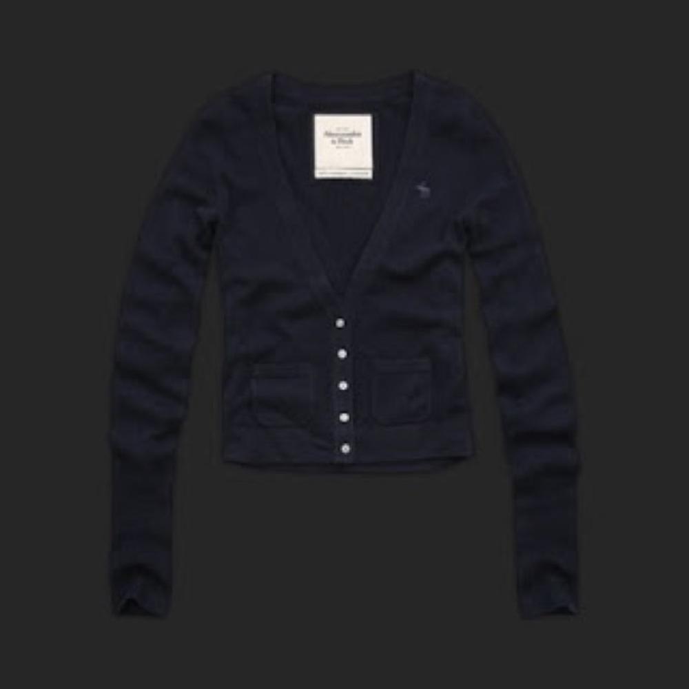 Abercrombie Navy Blue Cardigan